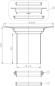 Preview: Aufstockelement 180mm / d 145mm mit Dichtflansch und Abdichtgarnitur HL84  HL350.1
